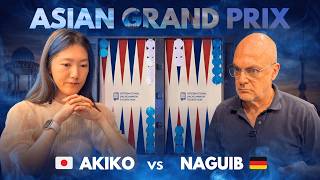 Akiko Yazawa vs Peter Naguib ▸ Main Event Round 5 | Backgammon Asian Grand Prix 2026