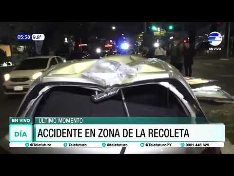 Accidente en zona de la Recoleta