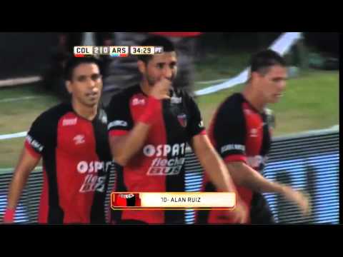 Gol de Ruiz  Colón 2   Arsenal 0  Fecha 1  Primera División 2016