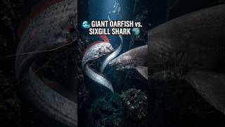 Download lagu Giant Oarfish vs Sixgill Shark | Battle in the Deep Ocean #naturedocumentary #wildlife mp3