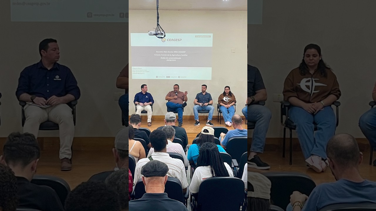 Professor da UFSCar fala sobre projeto Mais Gestão em evento realizado na CEAGESP