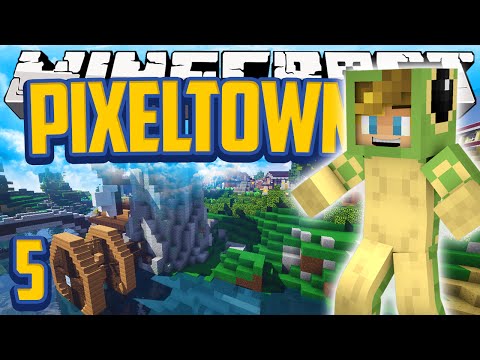 Minecraft Mods Pixelmon 'Pixeltown' Adventure "Rival Battle!" Ep 5 (Minecraft Pokemon Mod)
