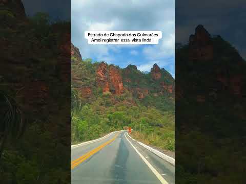Estrada da Chapada dos Guimarães 🌄 cada curva revela um novo encanto! #viagem #video #narureza