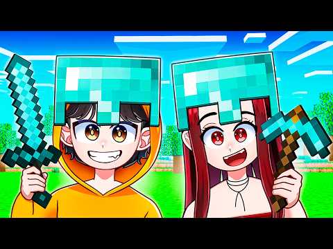 Brooke and I Started a MINECRAFT WORLD!