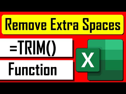 How to Use TRIM Function in Excel