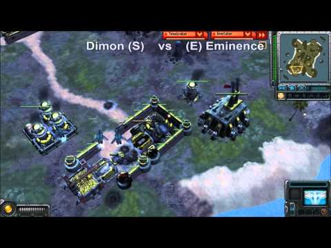 Eminence[E] vs Dimon[S] - Fire Island - Red Alert 3