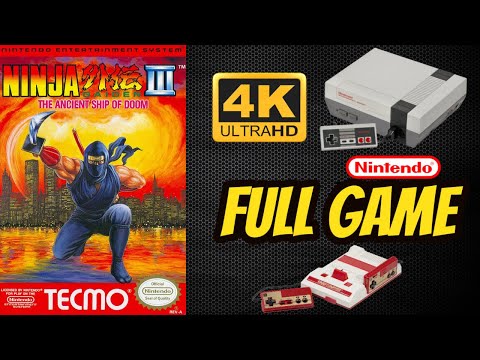 Ninja Gaiden III: The Ancient Ship of Doom [NES] Longplay Walkthrough Full Movie Game [4K60ᶠᵖˢ UHD🔴]