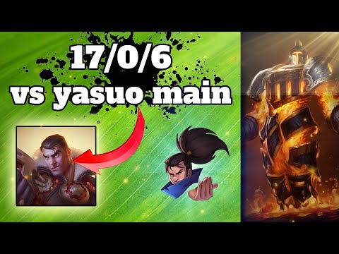 Perfect KDA vs Yasuo main who played Jayce  | Highlights