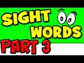 SIGHT WORDS For Kids 3 Learn High Frequency Words With Sentences