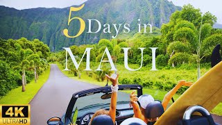 How to Spend 5 Days in MAUI Hawaii | The Perfect Itinerary