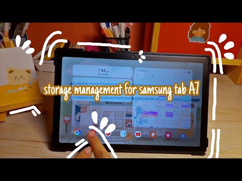 storage management for samsung tab A7 android tablet