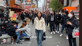 🍜🦌Vlog 1| Osaka & Nara: Ichiran Ramen Adventure, Kuromon Market Shinsaibashi, Dotonbori #Osaka