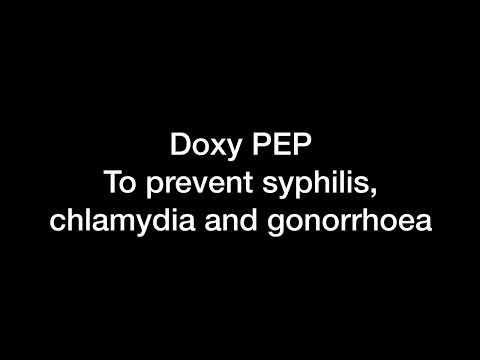 Doxycycline PEP to prevent gonorrhoea, syphilis, and chlamydia infections | Dr George Forgan-Smith
