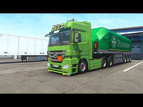 Euro Truck Simulator 2 | ETS2 1.46 | Mercedes Benz Actros MP3 | Zaragoza (E) to  Toulouse (F)
