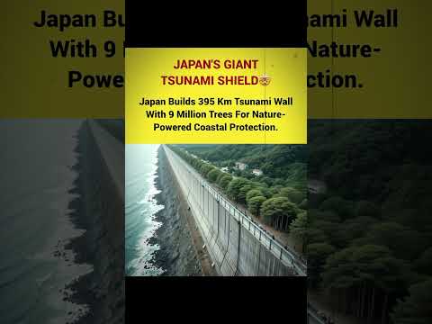 Japan's Giant Tsunami Shield 🤯