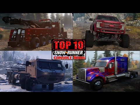 TOP 10 SnowRunner Console Mods | Most Popular Summer 2021