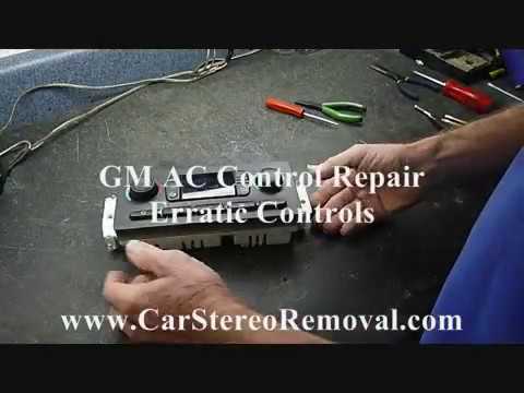 GM AC Controls - How to Repair Erratic Controls = Car Stereo HELP