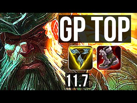 GANGPLANK vs YORICK (TOP) | 1400+ games, 1.7M mastery, 4/1/4 | BR Master | v11.7