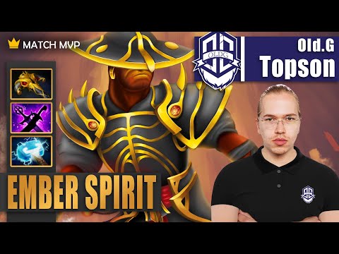 Ember Spirit Mid | Old.G.Topson | TOPSON LATE GAME EMBER SPIRIT COMEBACK | 7.33e Gameplay Highlights