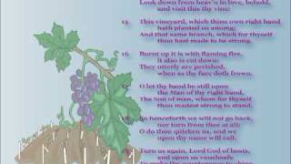 Psalm 80 sung Acapella Presbyterian Reformed Church
