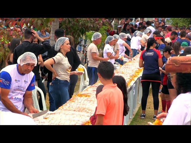 A maior broa com café do mundo