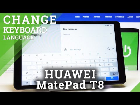 How to Change Keyboard Language in HUAWEI MatePad T8 – Keyboard Settings