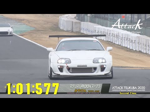 Attack Tsukuba 2020-0222「みやけん//マテリアルRIDOXスープラ」JZA80