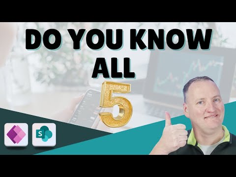 SharePoint + Power Apps: 5 Time Savers SharePoint + Power Apps: 5 Time Savers