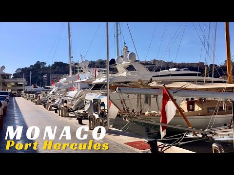 Port Hercules Monaco - A Glimpse of the Grand Prix F1 Track in Monte Carlo