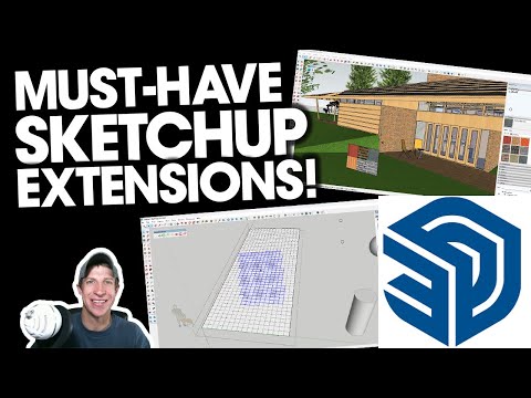5 FREE SketchUp Extensions I CAN'T LIVE WITHOUT!
