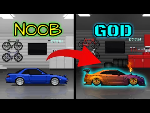 The Ultimate Pixel Car Racer Guide - NOOB TO GOD! - Pixel car racer