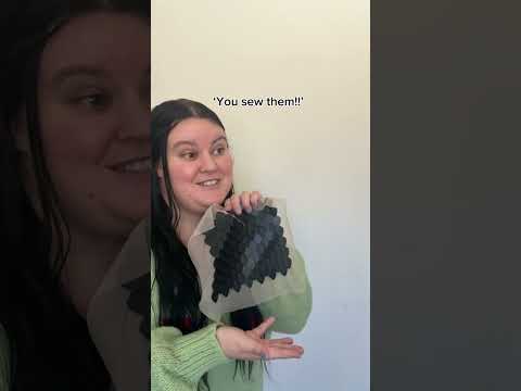 How do you attach the 3D printed fabric to an outfit? The answer might shock you! (Or not) . It’s