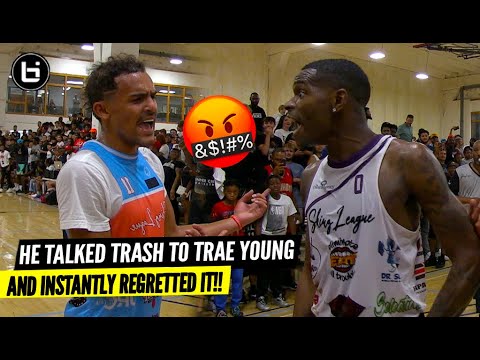 Trash Talker Challenged Trae Young...And Instantly Regretted It!