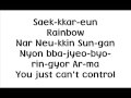 Lollipop-Big Bang ft 2NE1 Lyrics 