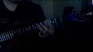 Hatebreed mind over all guitar cover