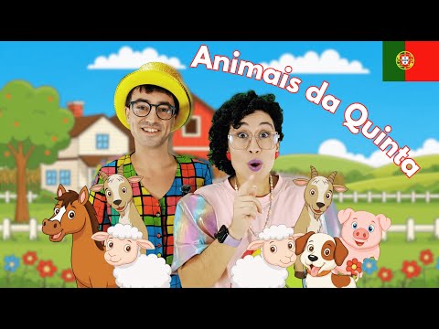 Learn about Farm Animals - Animal Sounds and Music - Portuguese (Portugal)