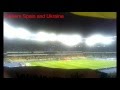 Украина - Испания - Гимн и реакция болельщиков/Ukraine vs Spain - Hymn and ...