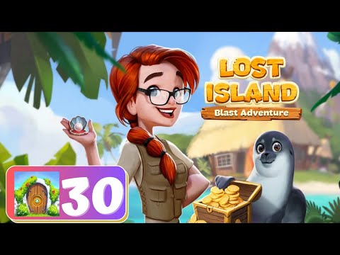 Lost Island Blast Adventure 🏝 - Chapter 30 - Puzzle Gardens 5 - Gameplay