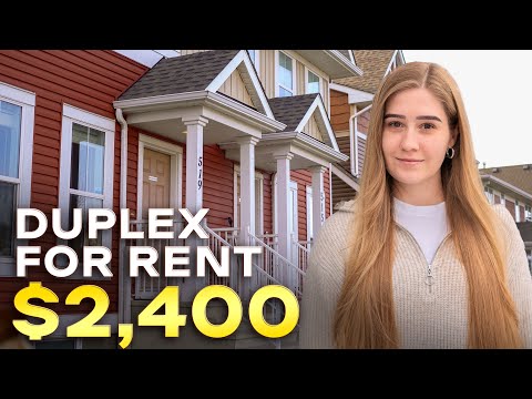 What kind of DUPLEX can you rent for $2,400 in Calgary, Canada?