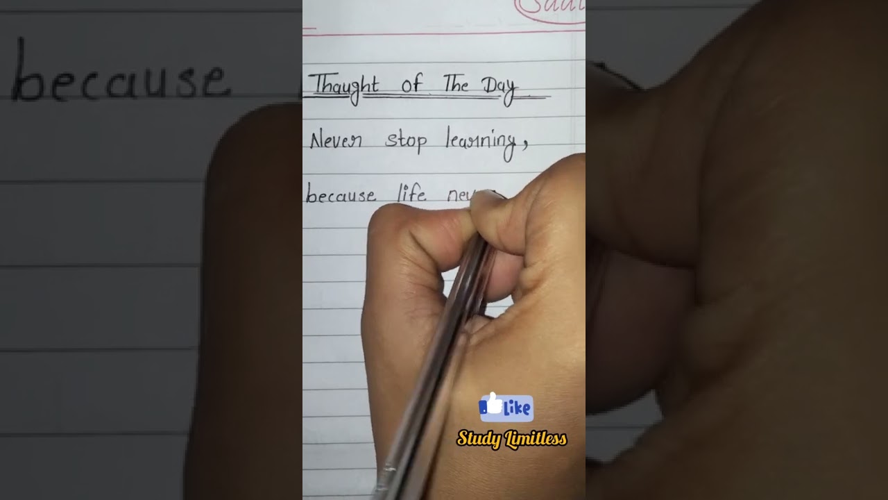 Thought of the day//Good thoughts for school assembly