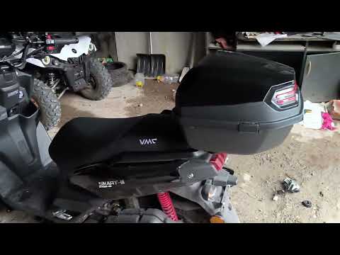 Кофр (багажник) на Венто смарт 3. (#vento #smart3 #ремонт #скутер #200cc