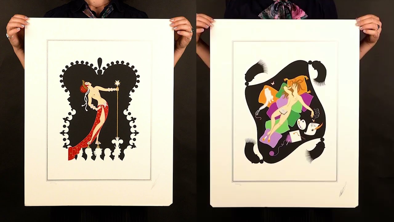 Erté Designs at Auction