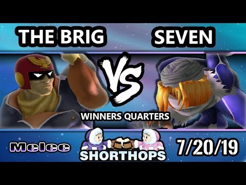 Short Hops 4 SSBM - Seven (Sheik) Vs. The Brig (Captain Falcon) Smash Melee Winners Quarters