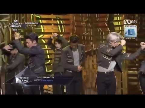 140904 Super Junior 슈퍼주니어 - MAMACITA live @M! Countdown 720P