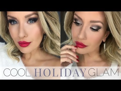Cool Toned Makeup Tutorial | FIRE and ICE Collab w/Stephanie Marie | Holiday Glam Video
