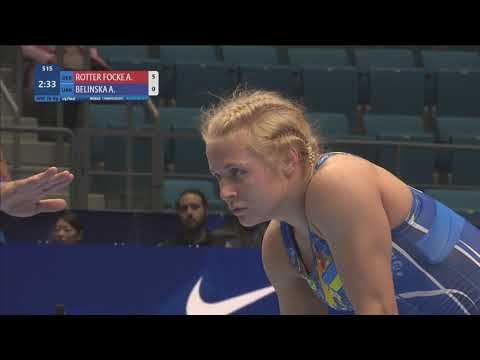 1/4 WW - 76 kg: A. ROTTER FOCKE (GER) v. A. BELINSKA (UKR)