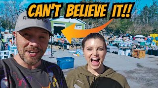Pickers Paradise Yard Sale! RESALE HAUL SCORE!! Dig With Us At This HUGE BARN #garagesalefinds