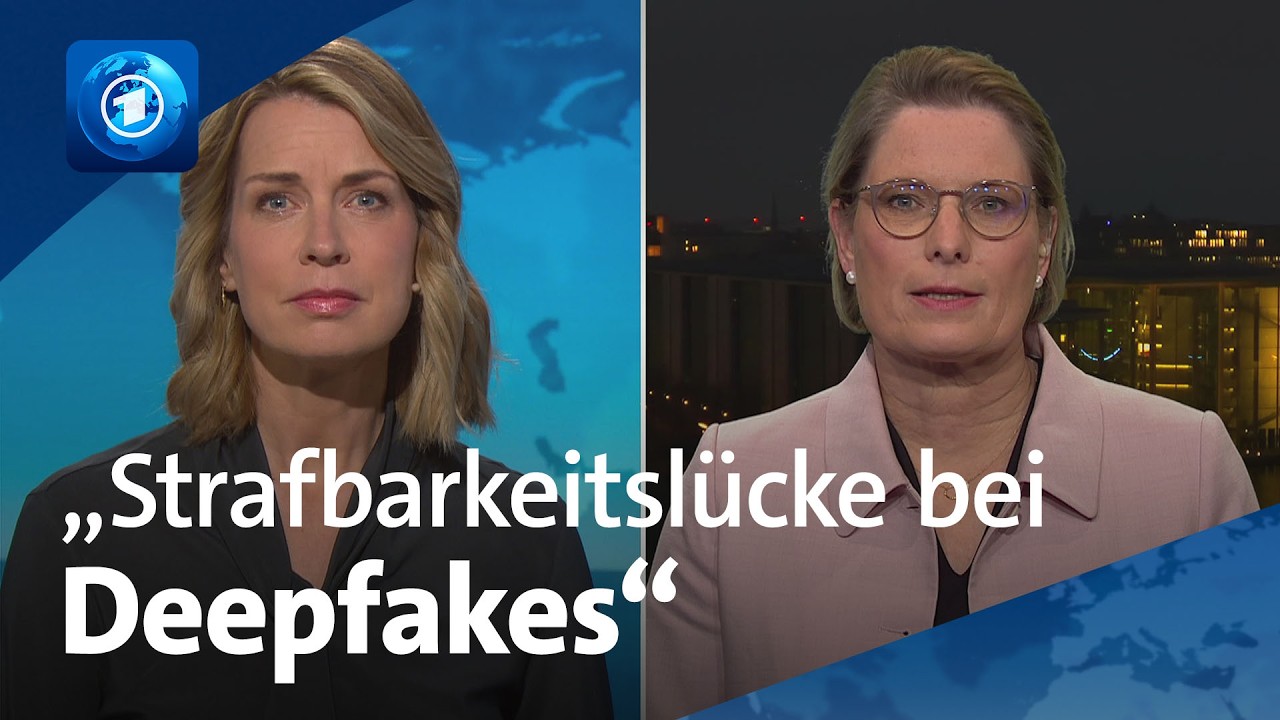 Gesetzentwurf für den Schutz vor digitaler Gewalt angekündigt | tagesthemen-Interview