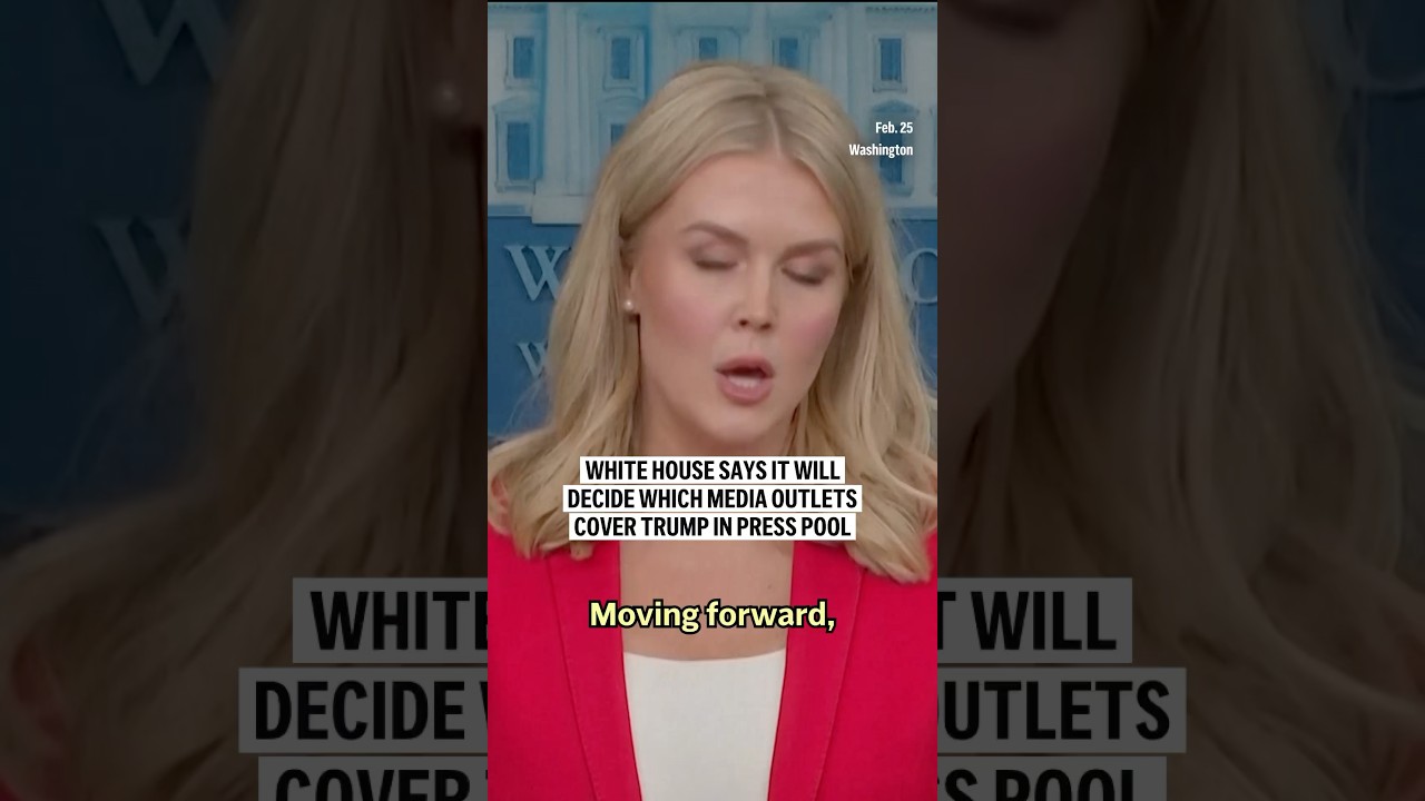 White House says it will decide which media outlets cover Trump in press pool