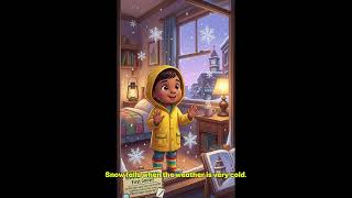Let’s Learn Weather | Sunny, Rainy, Snowy & Windy Days for Kids #shorts #kidslearningvideos #story